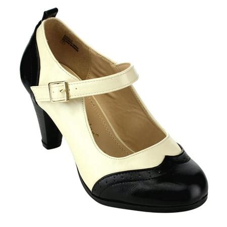 chase and chloe casha mary jane sizing|Amazon.com: Women's Closed Toe Mary Jane Retro Pump by .